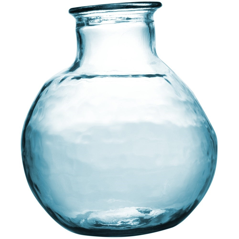 Vase VERRE Glasvase Ø25cm H31cm sky blau