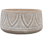 Lade das Bild in den Galerie-Viewer, Pflanzschale Zement Schale Valo Ø18cm H9cm beige/natur
