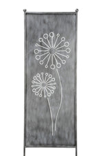 Lade das Bild in den Galerie-Viewer, Stele Pusteblume grau Metall in 3 Größen
