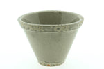 Lade das Bild in den Galerie-Viewer, 2x Übertopf Harztopf creme/grau Keramik Ø15,5 cm H11,5 cm
