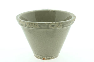 Übertopf Harztopf creme/grau Keramik Ø15,5 cm