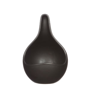 Pflanzschale TROPFEN schwarz Keramik 3 Größen Ø9cm+12cm+14cm