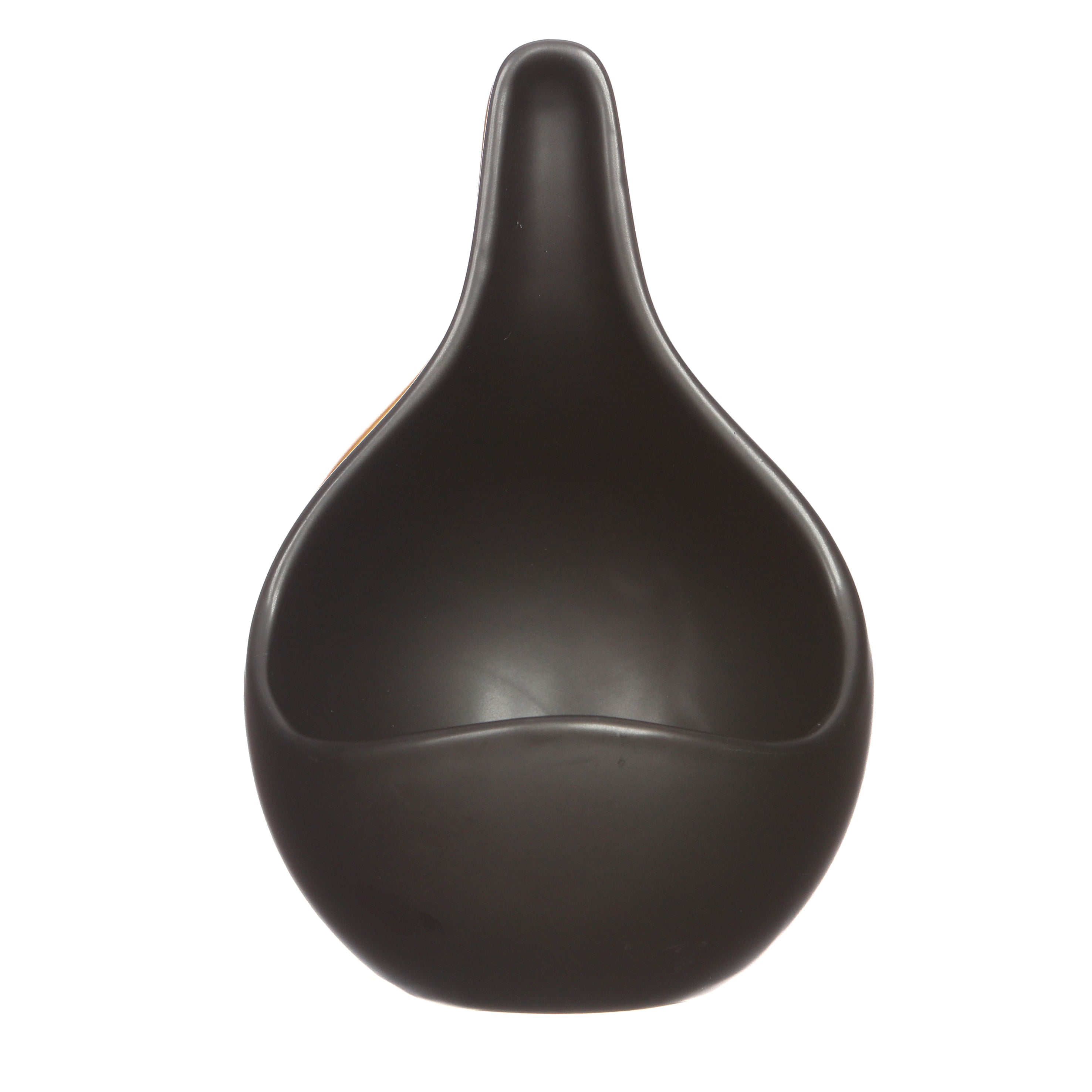 Pflanzschale TROPFEN schwarz Keramik 3 Größen Ø9cm+12cm+14cm