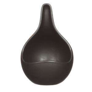 Pflanzschale TROPFEN schwarz Keramik 3 Größen Ø9cm+12cm+14cm