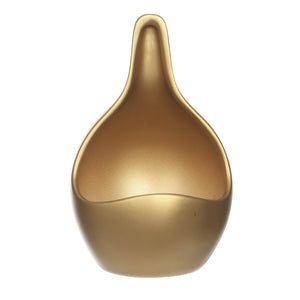 Pflanzschale TROPFEN gold Keramik 3 Größen Ø9cm+12cm+14cm