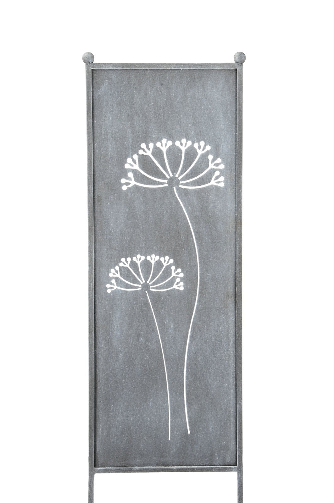 Stele Dolde grau Metall in 3 Größen wählbar