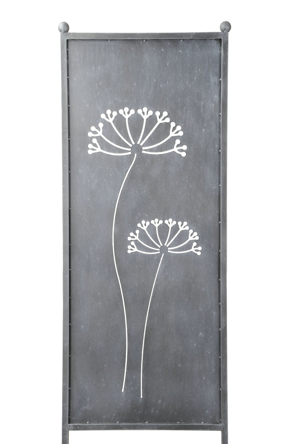 Stele Dolde grau Metall in 3 Größen wählbar