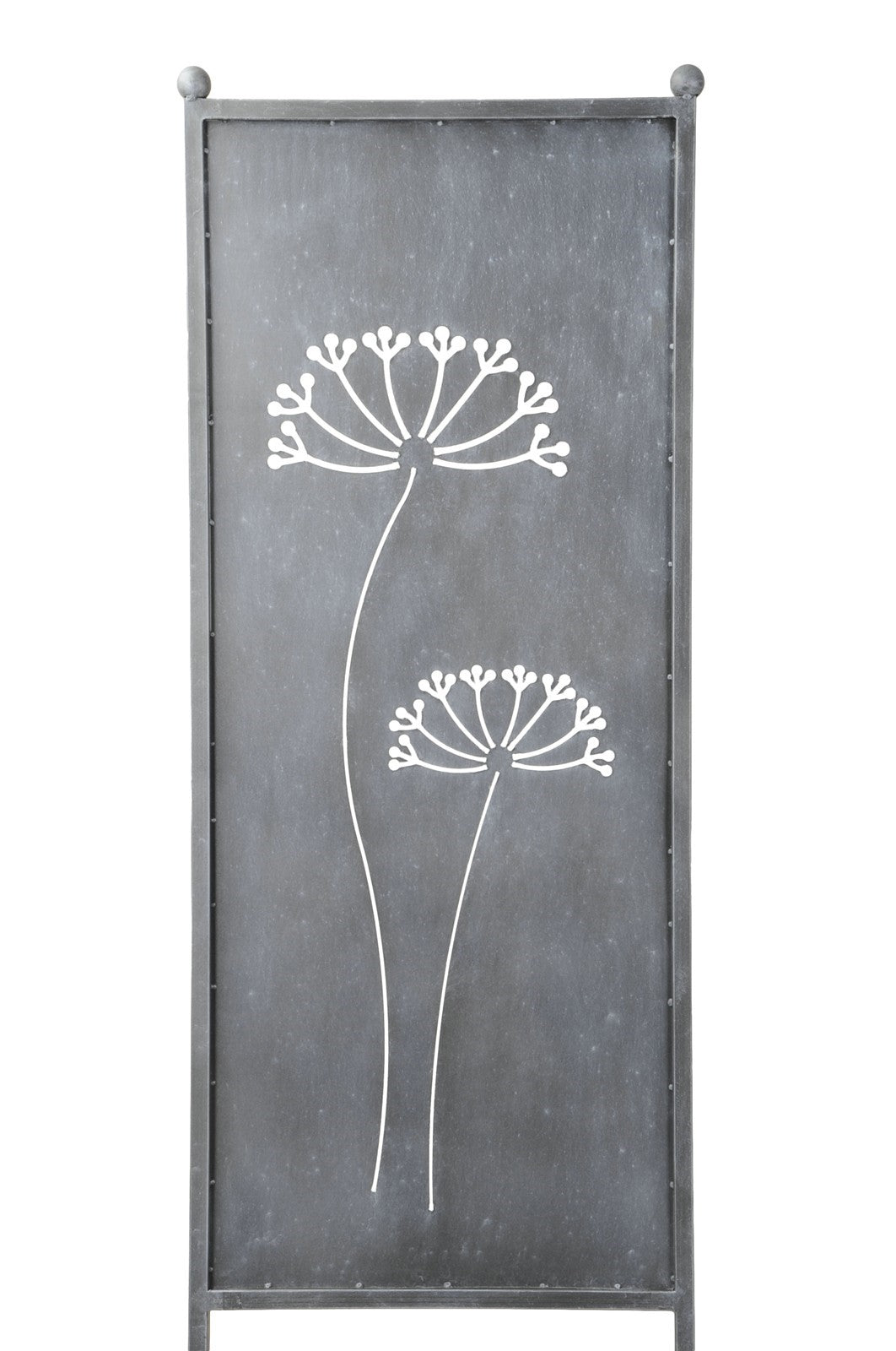 Stele Dolde grau Metall in 3 Größen wählbar