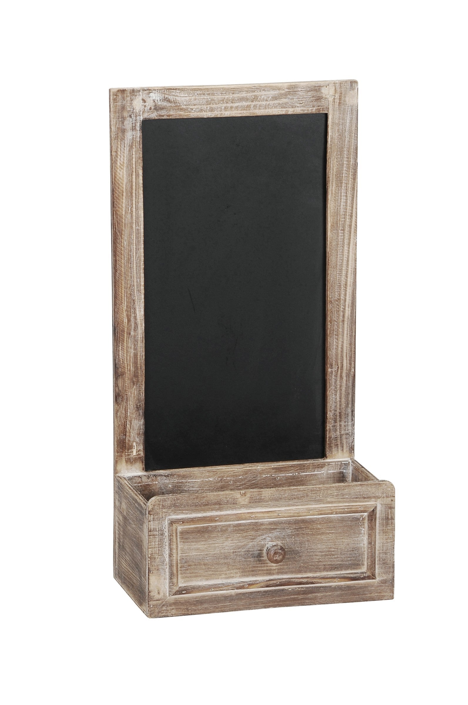 Schublade Holz braun Pflanzkasten Tafel 25x16cm H49cm Landhaus