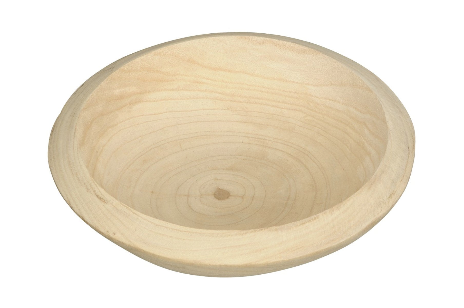 Schale rund Holz Holzschale natur Dekoschale Ø27+31cm H7+8,5cm 2Größen wählbar