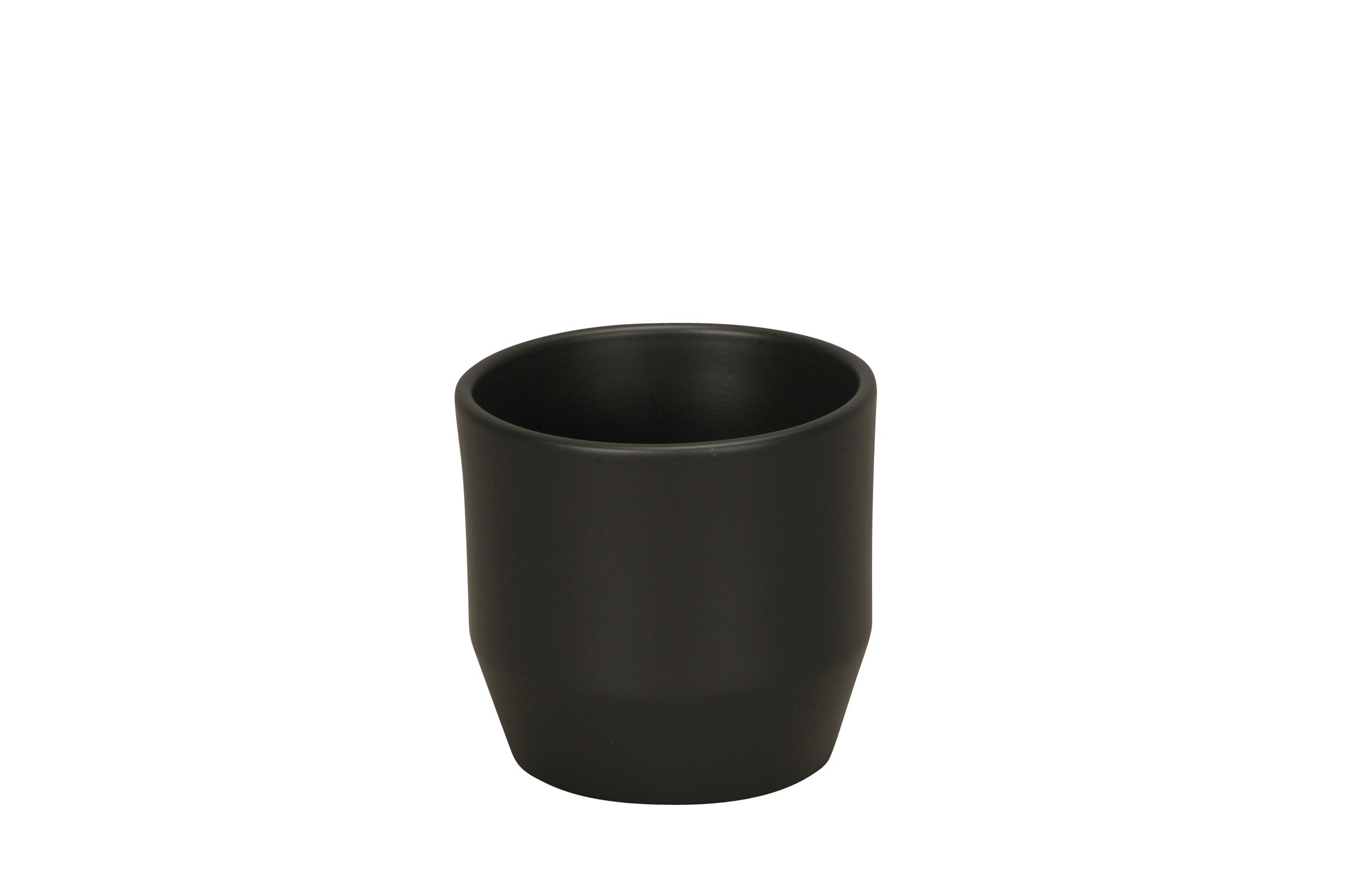 Blumentopf Keramik schwarz Pflanztopf Übertopf Ø12cm-16cm 3Größen wählbar
