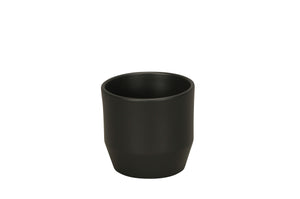 Blumentopf Keramik schwarz Pflanztopf Übertopf Ø12cm-16cm 3Größen wählbar