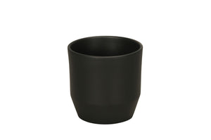 Blumentopf Keramik schwarz Pflanztopf Übertopf Ø12cm-16cm 3Größen wählbar