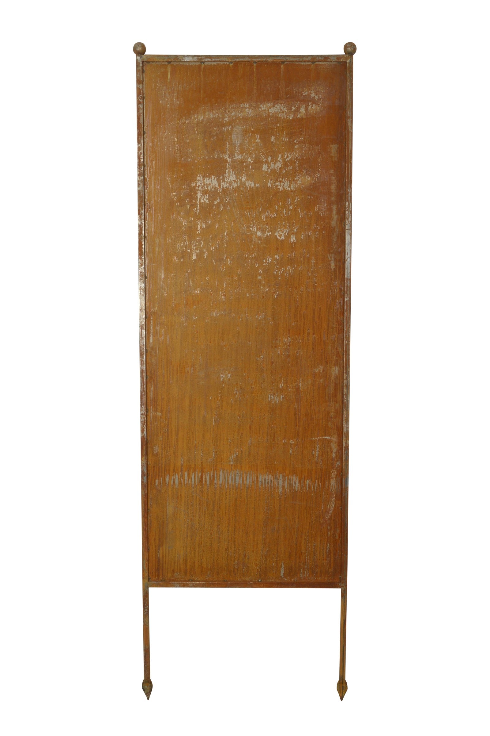 Stele Metall Edelrost Sichtschutz "Uni" Windschutz in 2 Größen wählbar