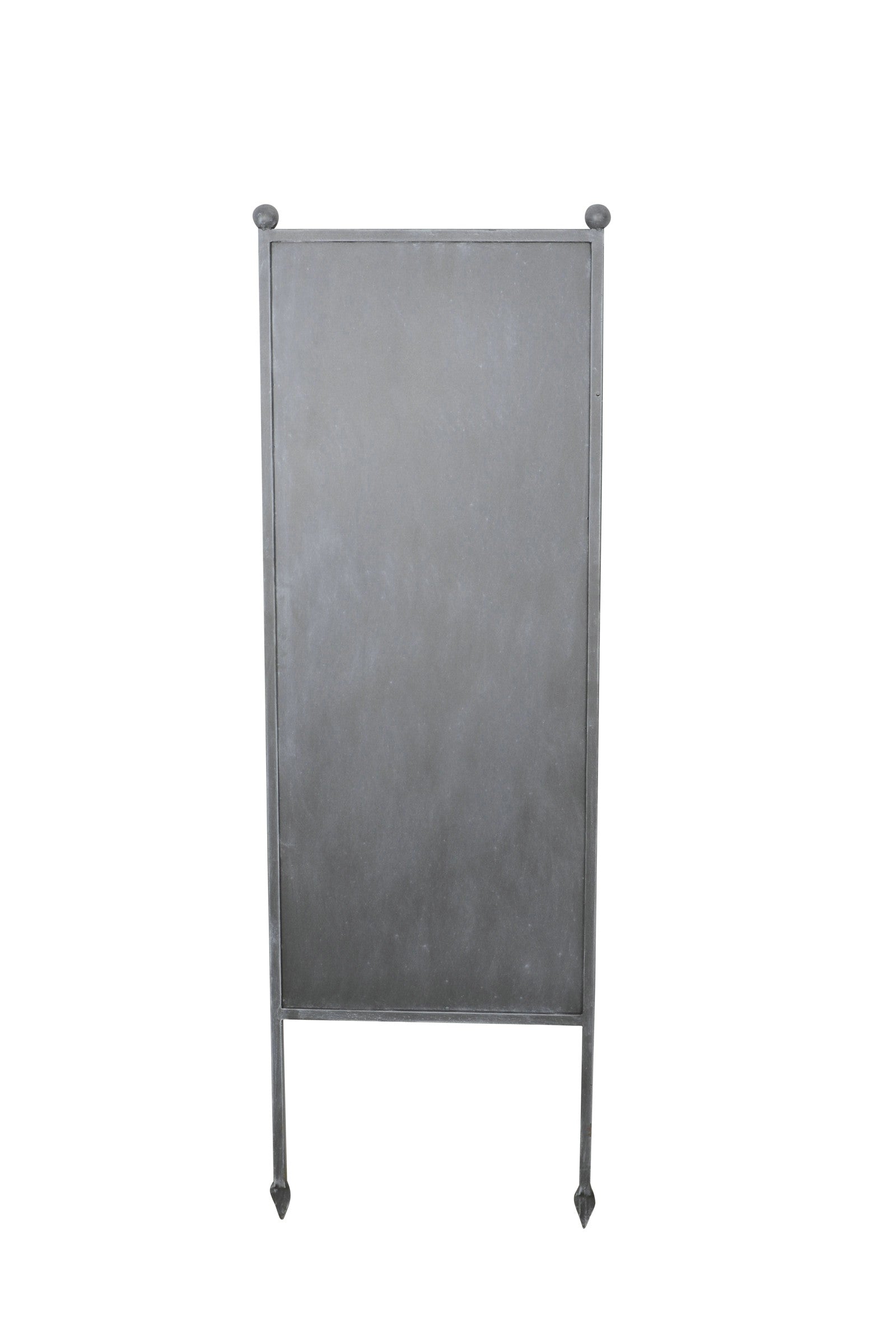 Stele Metall grau Sichtschutz "Uni" Windschutz in 2 Größen wählbar