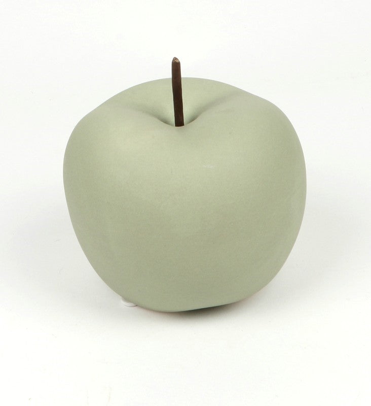 Apfel Keramik PEARL mint matt H12,5cm