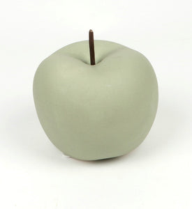 Apfel Keramik PEARL mint matt H12,5cm