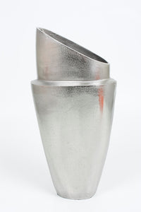 Vase Aluminium BEAUTY silber H30cm