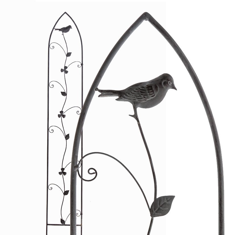 Rankgitter LILIE grau Spalier H136cm