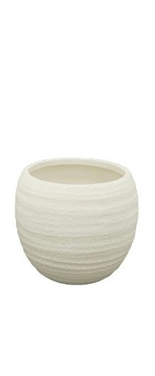 Topf "MITE" Blumentopf weiß Übertopf Ø14,5cm + 19cm