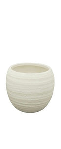 Topf "MITE" Blumentopf weiß Übertopf Ø14,5cm + 19cm