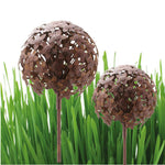 Lade das Bild in den Galerie-Viewer, Allium-Stecker Metall  Gartenstecker rost in 2 Größen
