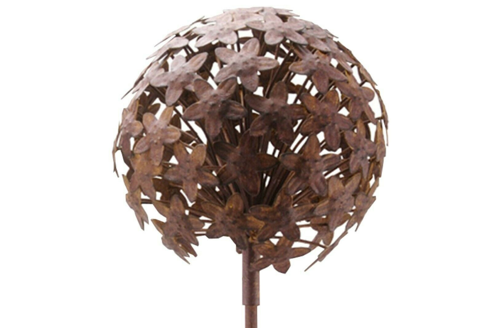 Allium-Stecker Metall  Gartenstecker rost in 2 Größen