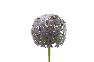Allium Stecker Metall Gartenstecker Purple in 2Größen wählbar