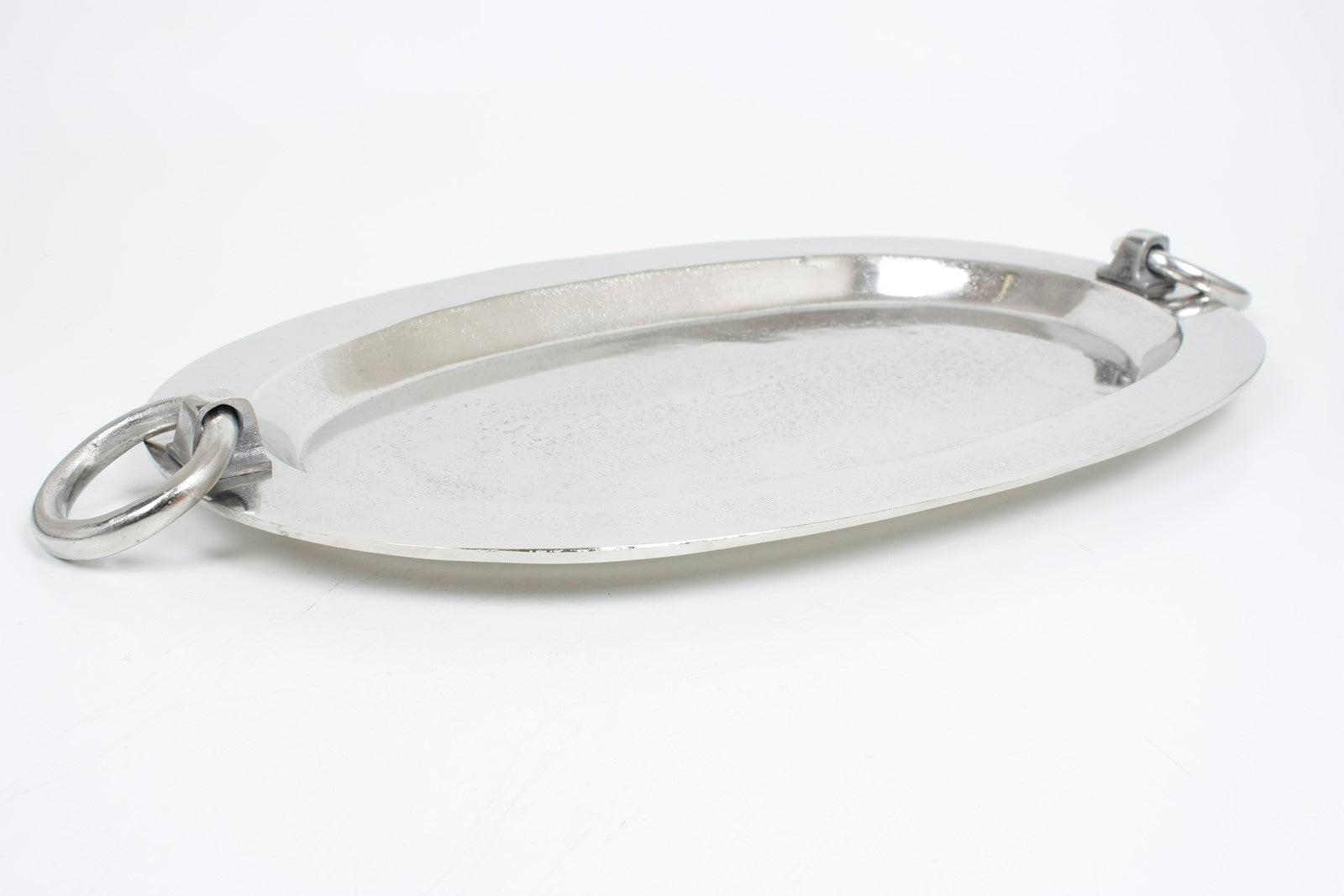 Aluminium Tablett oval groß