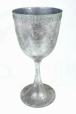 Lade das Bild in den Galerie-Viewer, Pokal au Fuß Metall silber Vintage H59  cm

