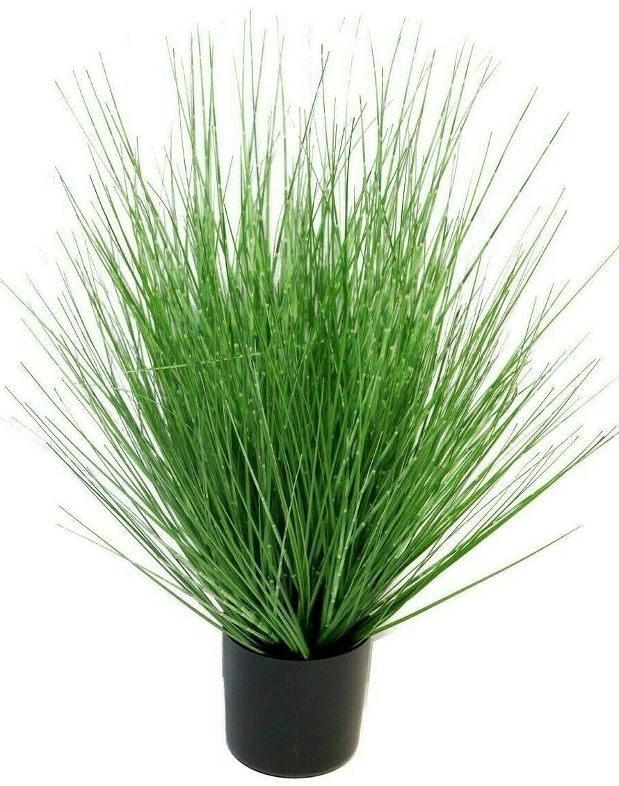 Dekogras im Topf "Festuca" Zebra Künstlich H60cm Grasbusch getopft