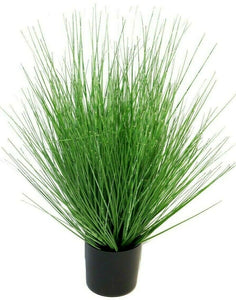 Dekogras im Topf "Festuca" Zebra Künstlich H60cm Grasbusch getopft