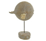 Lade das Bild in den Galerie-Viewer, Fisch Deko Maritim Skulptur Polyresin 2Größen
