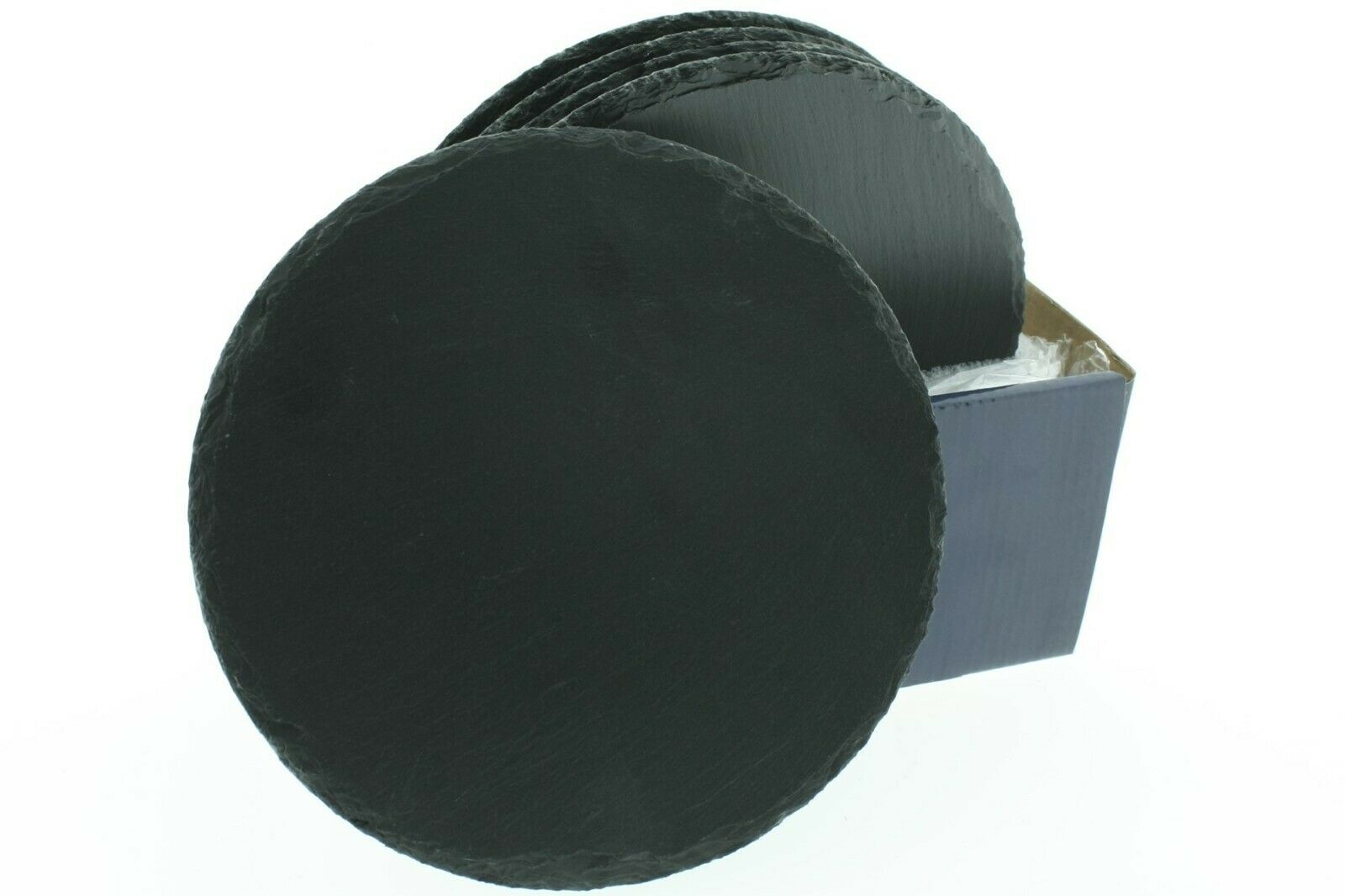 Platzset 6erSet Schiefer natur Schieferplatte Ø20+25cm 2Größen wählbar