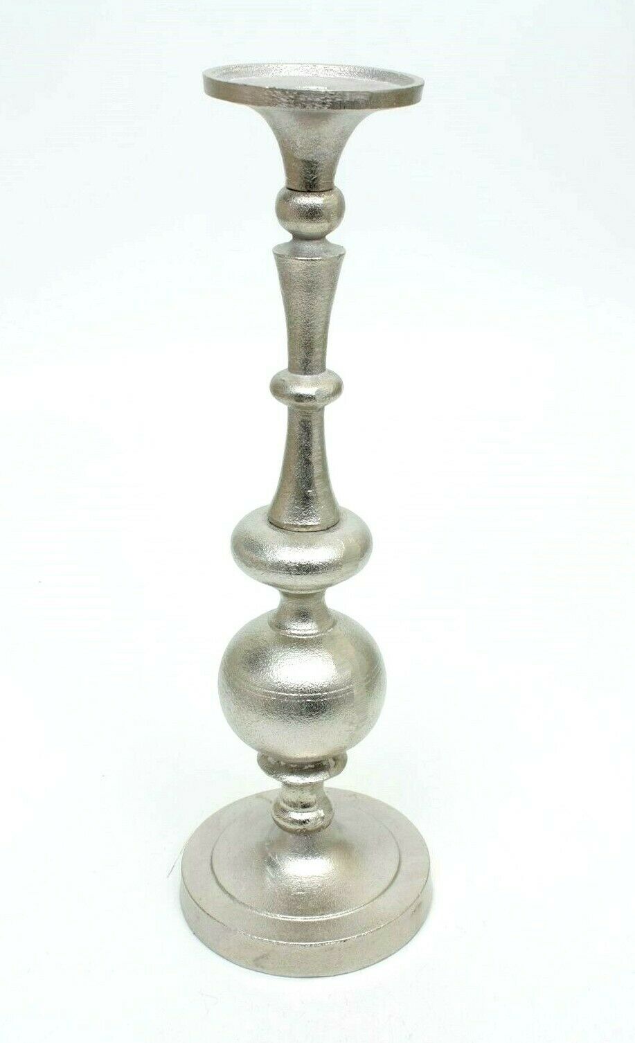 Kerzenständer Aluminium H41,5 cm silber